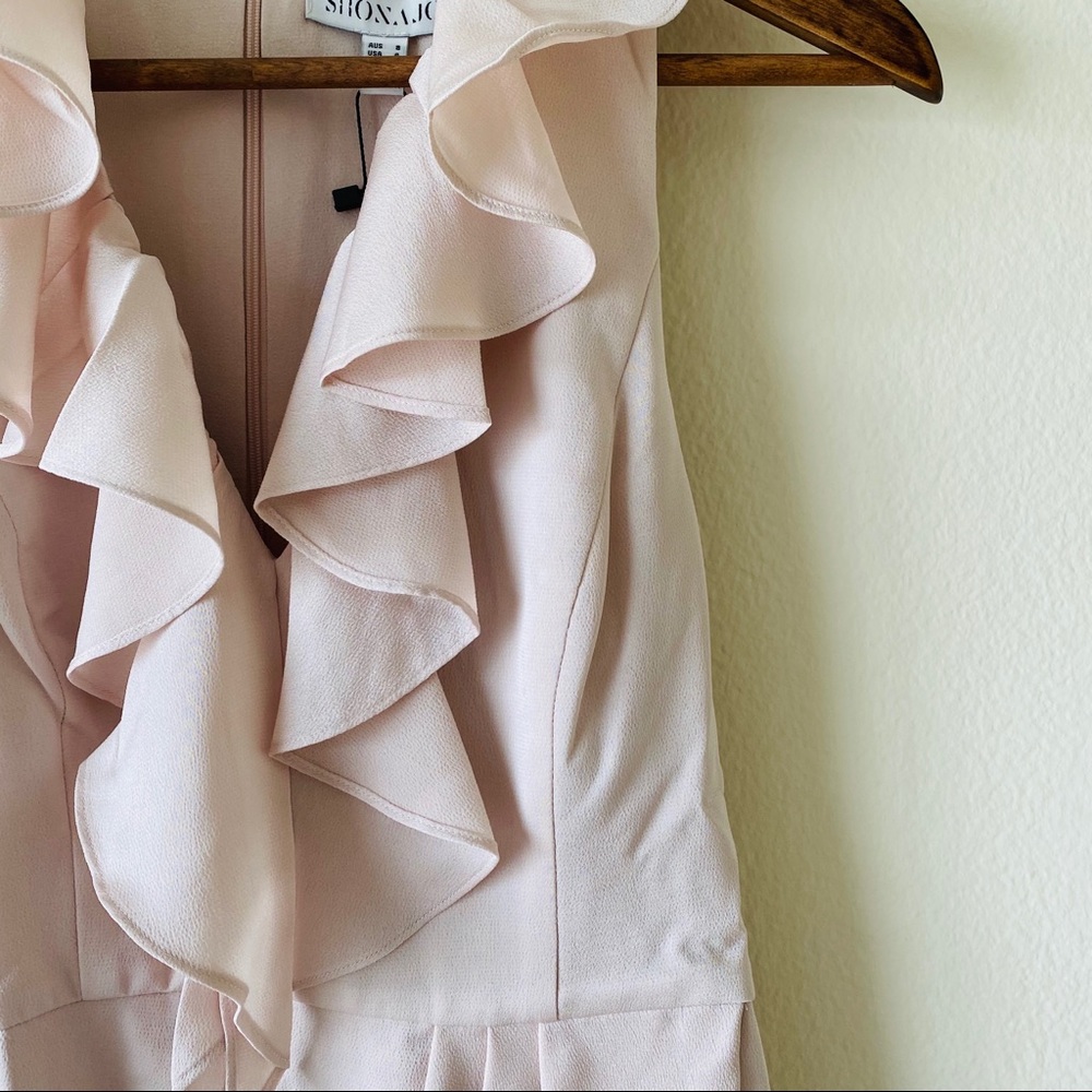 Revolve Shona Joy Plunged Frill Dress - Picture 5 of 16